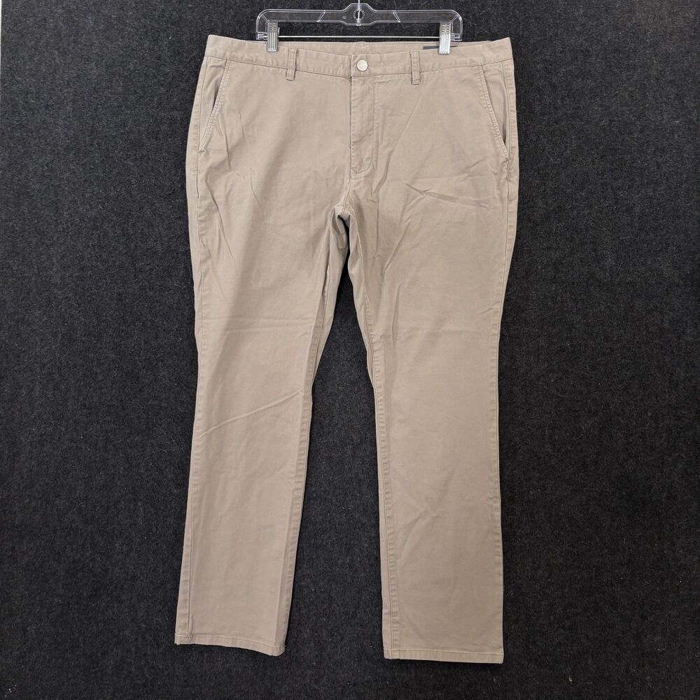 Bonobos Tailored Fit Pants Men's 40x31 Khaki Stretch Chino Slim Tapered